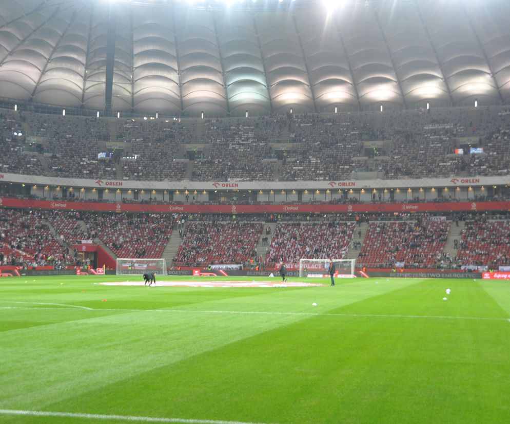 Polska - Litwa na PGE Narodowym. Zdjęcia kibiców