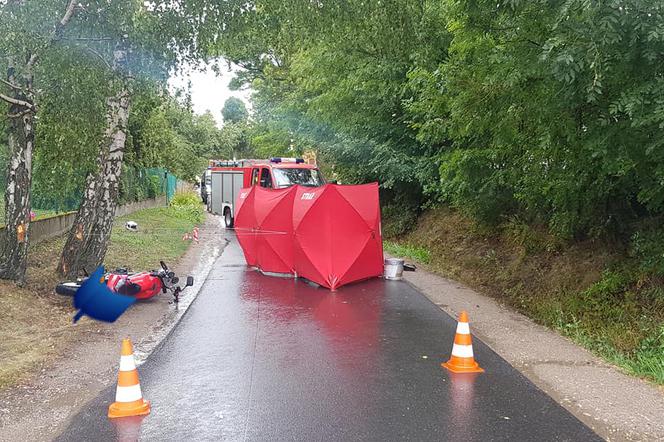 Tragedia pod Bydgoszczą! Nie żyje 44-letni motocyklista! 