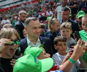 Andrzej Duda na Pucharze Tymbarku