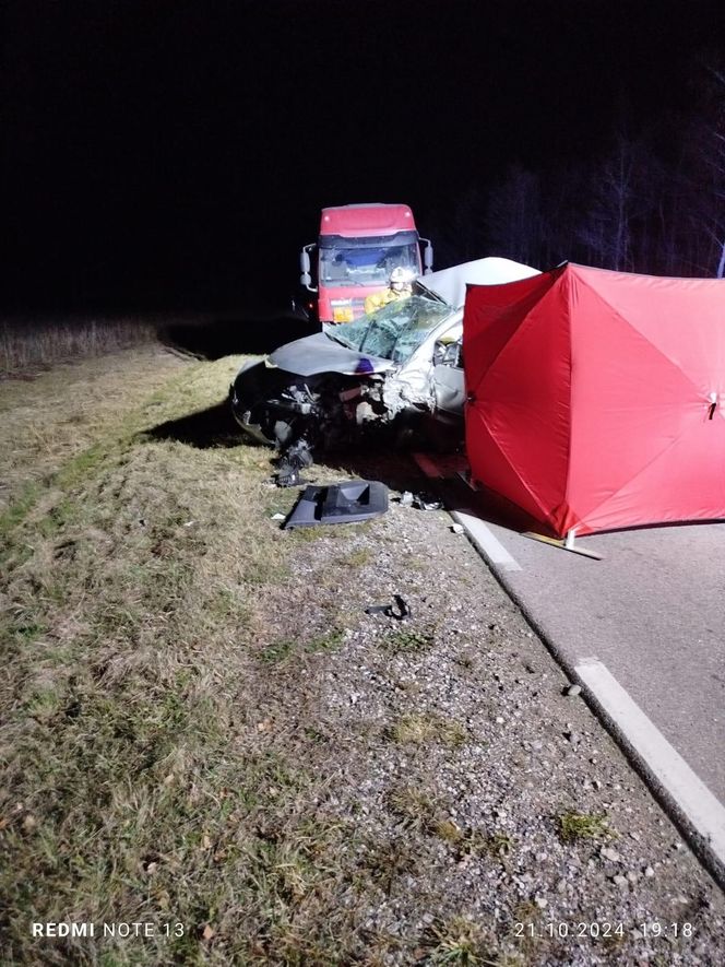 Szuszalewo. Tragiczny karambol na trasie Dąbrowa Białostocka - Lipsk