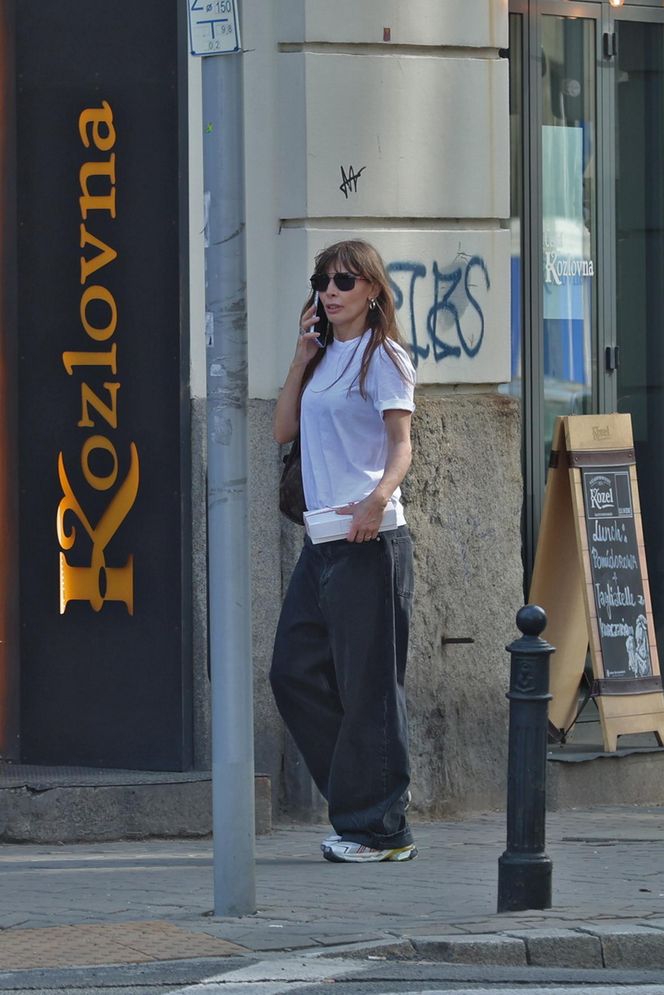 Agnieszka Dygant sobie dogadza