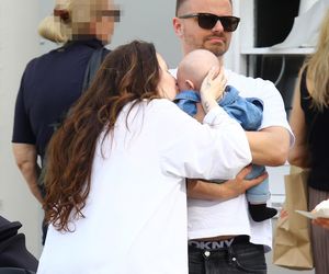 Marcin Hakiel z Dominiką i synkiem Romeo w Sopocie