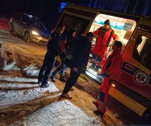 31-latek po kłótni z partnerką wyszedł z domu w samej bluzie i zgubił się w lesie koło Skarżyska