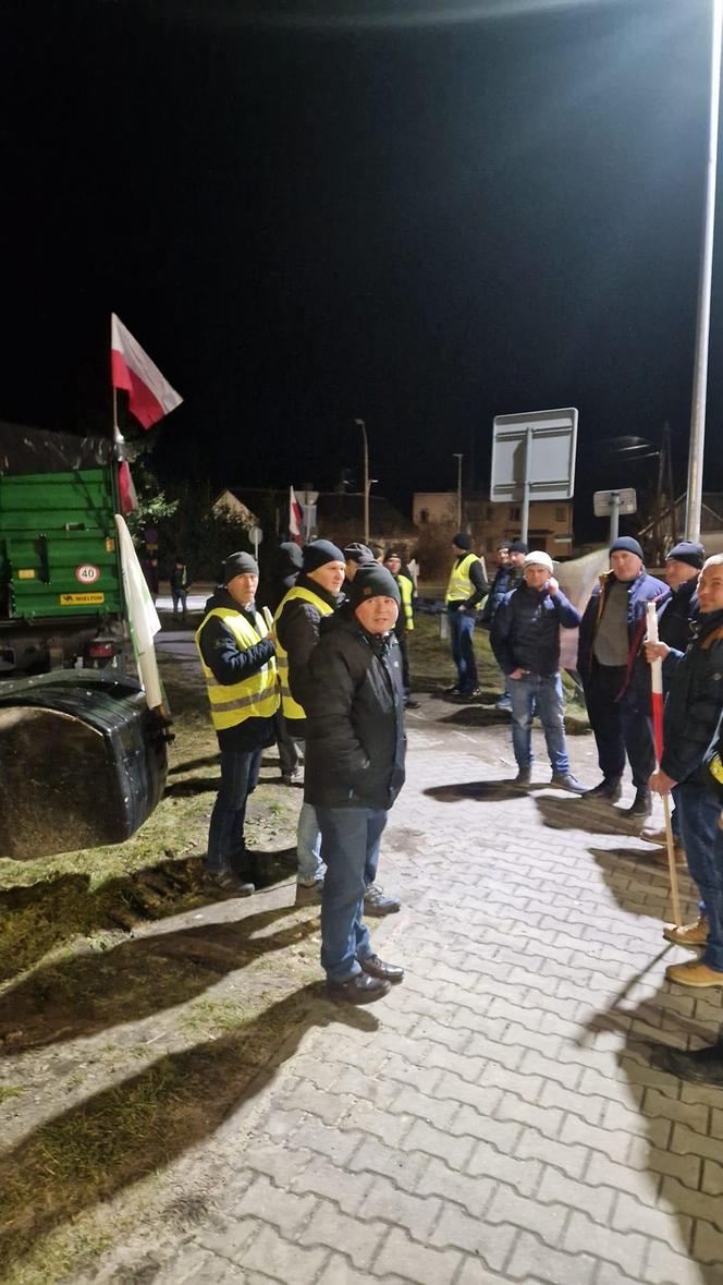 Protest rolników w zielonym miasteczku w Nagłowicach