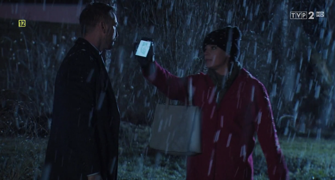 M jak miłość odcinek 1428, Magda (Anna Mucha), Andrzej (Krystian Wieczorek)