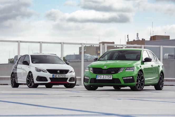 Skoda Octavia RS Challenge kontra Peugeot 308 GTi. Te hot-hatche wkrótce znikną z rynku - TEST, PORÓWNANIE