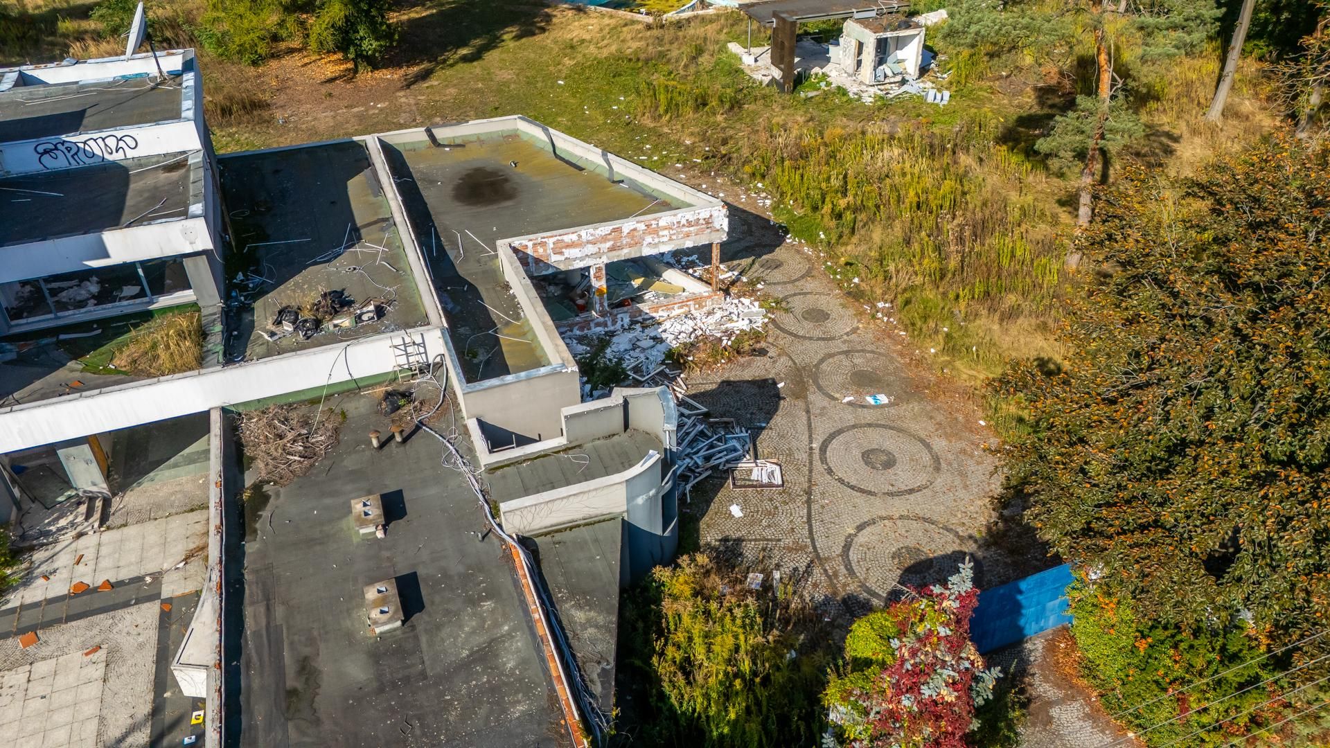 Opuszczona willa przy Ryżowej 72 w Warszawie