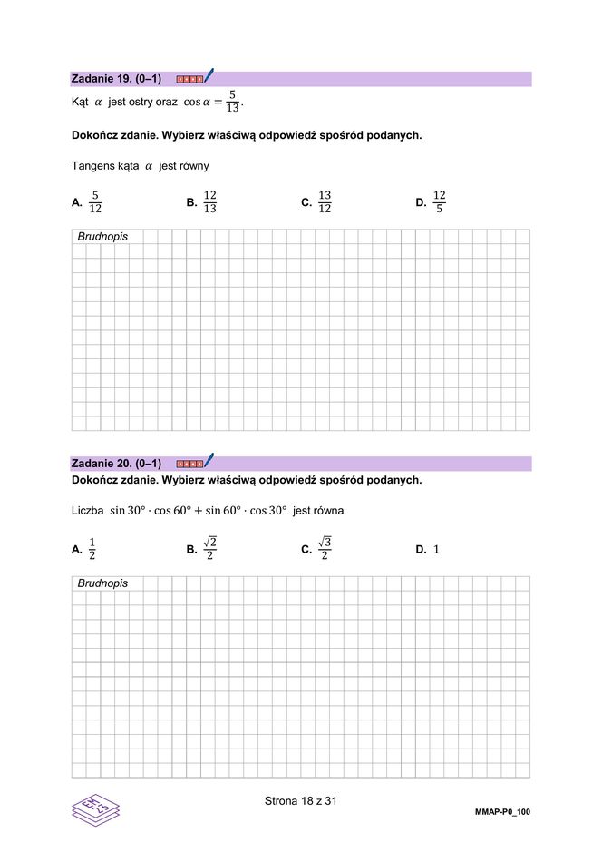Matura poprawkowa  MATEMATYKA 2025- FORMUŁA 2023