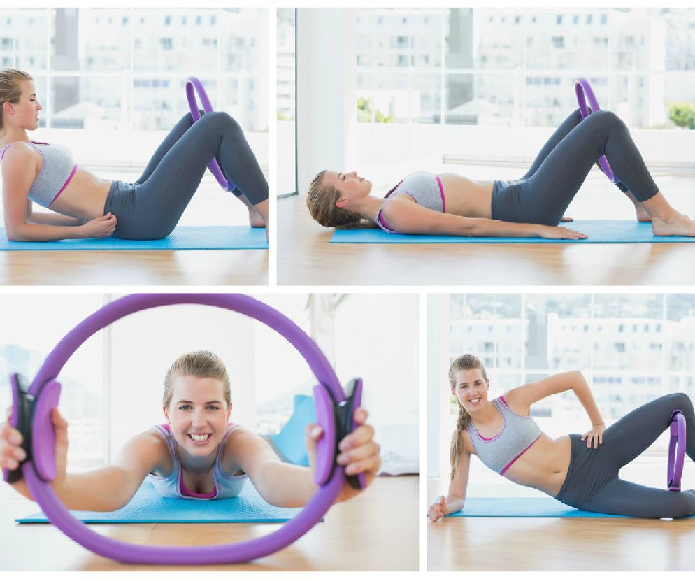 Pilates z obręczą wzmacnia intensywność ćwiczeń i angażując do pracy mięśnie głębokie