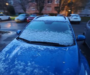 Pierwszy śnieg spadł w Poznaniu i okolicach