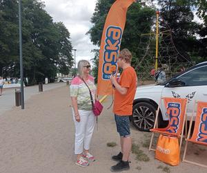 Eska Summer City Olsztyn. Pomarańczowa ekipa na Plaży Miejskiej