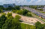 Odkrywkowa budowa tunelu tramwajowego pod parkiem Pięciu Sióstr na Ochocie