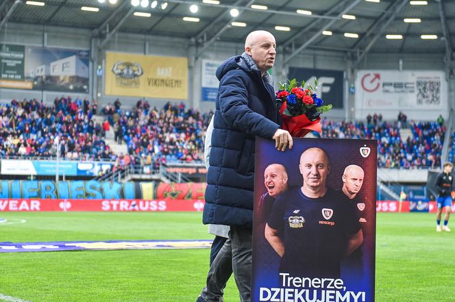  Zadyma na meczu Piast - Górnik
