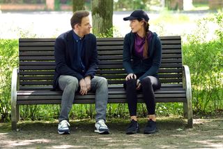 Barwy szczęścia, odcinek 3248. Łukasz (Michał Rolnicki), Celina (Orina Krajewska)