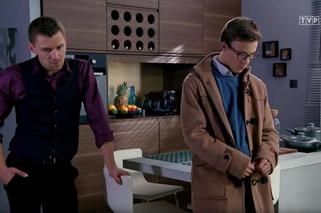 Barwy szczęścia, odc. 2023. Darek (Andrzej Niemyt), Kajtek (Jakub Dmochowski)