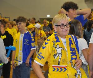 Kibice na meczu KS Kielce - Energa MKS Kalisz. Radość z kolejnego zwycięstwa w Orlen Superlidze piłkarzy ręcznych