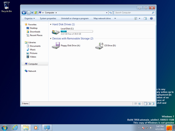 Windows 8 beta - wyciek na forum Betanews