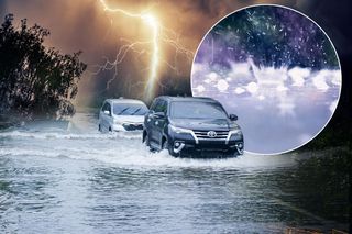 Pogodowy armagedon. Burze, bryły gradu i podtopienia. Alarm na Wiśle