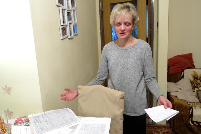 Joanna Kopiczko (47 l.) z Augustowa, boi się, że straci mieszkanie