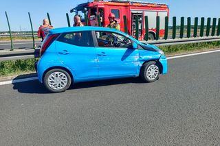 Poważny wypadek na autostradzie A4 koło Tarnowa. Utrudnienia na pasie w kierunku Rzeszowa. Lądował śmigłowiec LPR!
