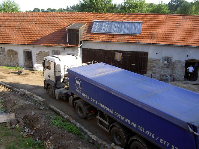 Remont domu szachulcowego w Płóczkach Górnych (Dolny Śląsk)