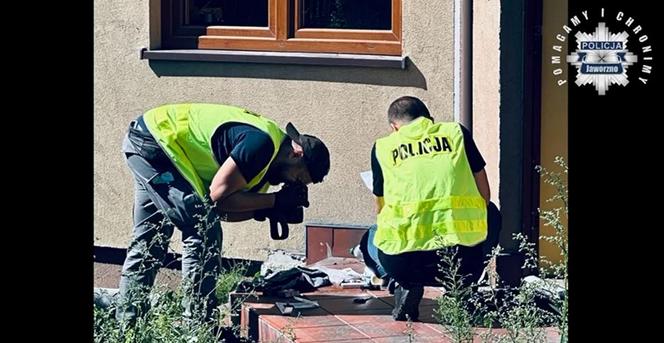 Usiłował zabić sześć osób. Policja pokazała jak wygląda dom po ostrzelaniu 