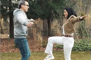 Słodziak Kurzajewski macha Cichopek jak piórkiem. Ale z niego siłacz! 