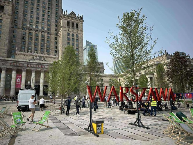 Warszawa. Otwarcie placu Centralnego