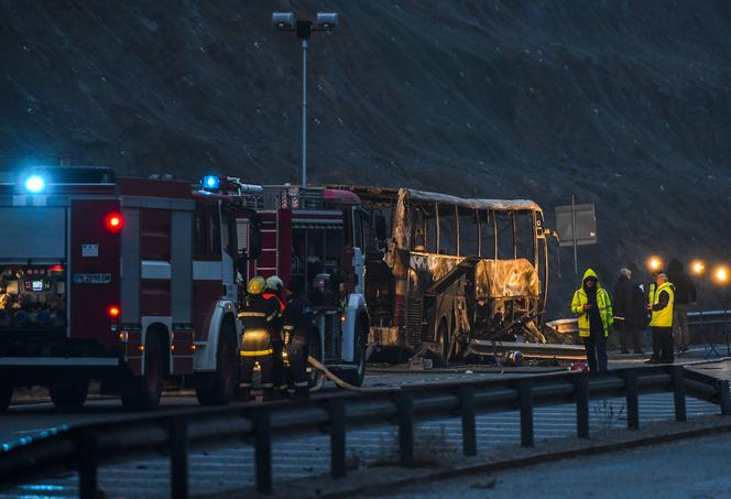 46 ofiar pożaru autokaru w Bułgarii