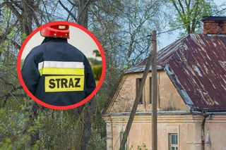 Z powodu przeciekającego dachu z budynku ewakuowano sześć osób. Dom nie nadaje się do zamieszkania