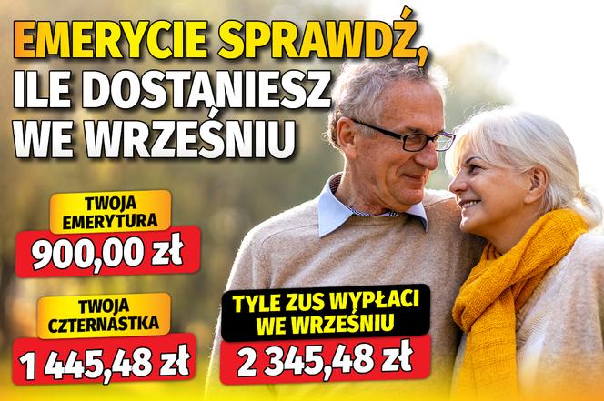 Emerycie sprawdź, ile dostaniesz we wrześniu