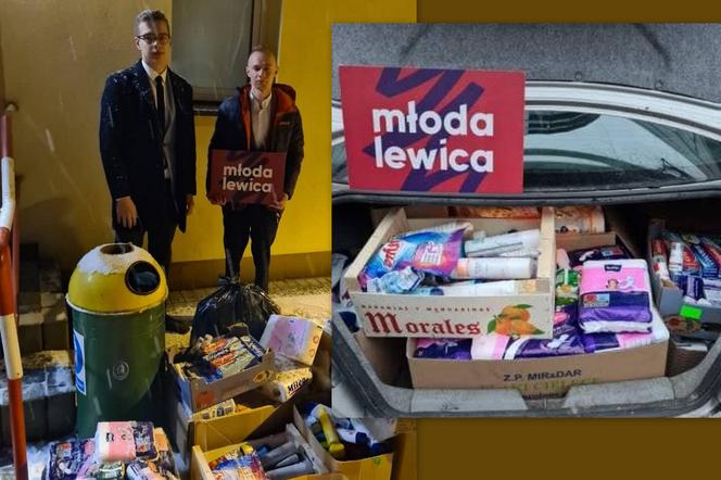 Członkowie młodej lewicy okręgu siedlecko-ostrołęckiego zorganizowali i przeprowadzili zbiórkę na rzecz cudzoziemców i uchodźcow