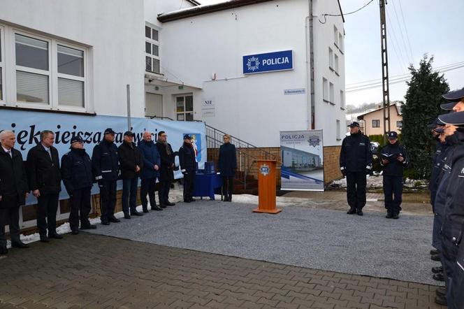 Otwarcie posterunku Policji w Chełmcu