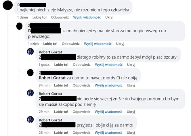 Brat Marcina Gortata starł się z hejterem