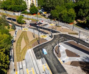 Tramwaj na Stegny w Warszawie w przeddzień otwarcia