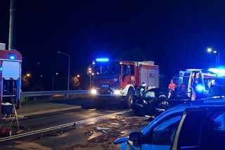 29.07.25 Starachowice. Wypadek na wiadukcie