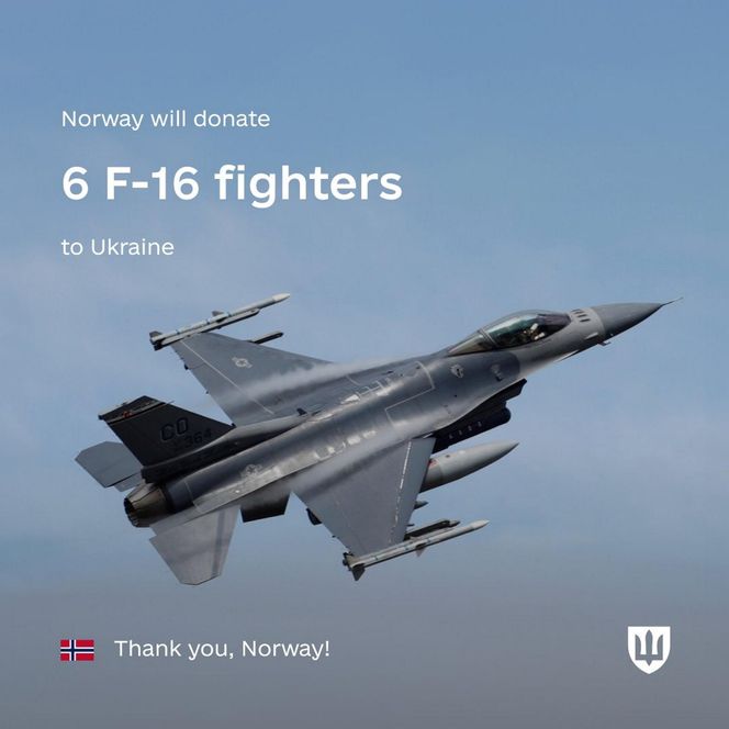 Wojna w Ukrainie. F-16 