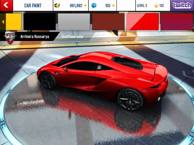 Arrinera Hussarya w grze "Asphalt 8: Airborne"