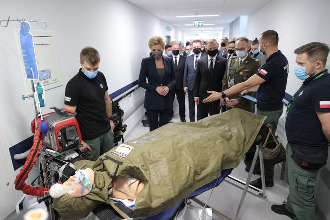 Szpital przy Szaserów skończył 20 lat. Andrzej Duda był na urodzinach