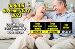 Dodatki do emerytury 2023 