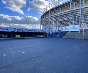 Remont w parku maszyn na stadionie Stali Gorzów