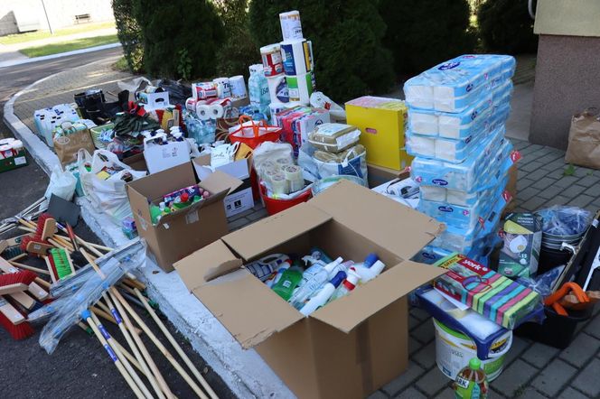 Mazowieccy policjanci ruszyli ze zbiórką dla powodzian. Dary były zbierane w zeszłym tygodniu