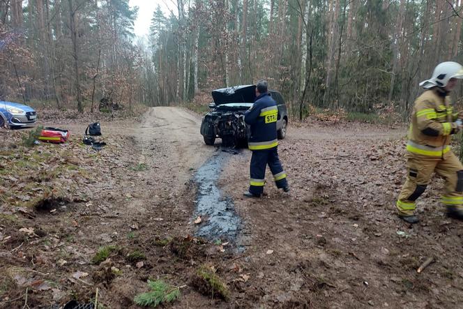 Uciekał przed policją i nie opanował auta! 24-latek rozbił się na drzewie