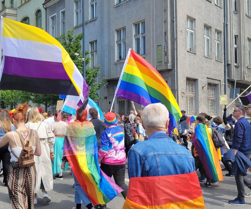 Marsz Równości w Olsztynie 2023. Organizatorzy: Uczestniczka została postrzelona z wiatrówki w głowę