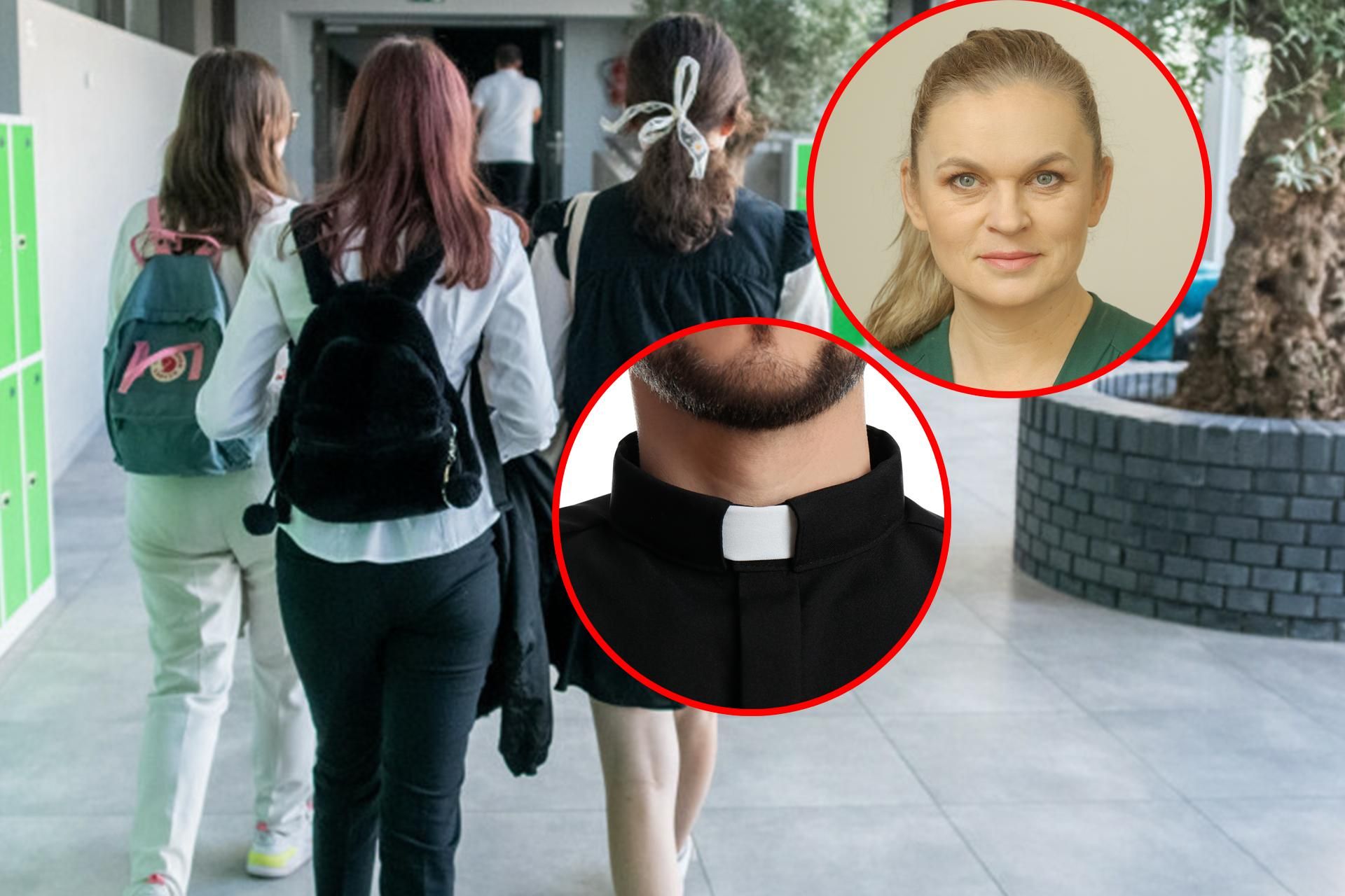 Młodzież po proteście pod MEN o Edukację Zdrowotną rozczarowana Nowacką