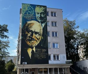 Nowy mural przy Marii Skłodowskiej-Curie 8 w Białymstoku