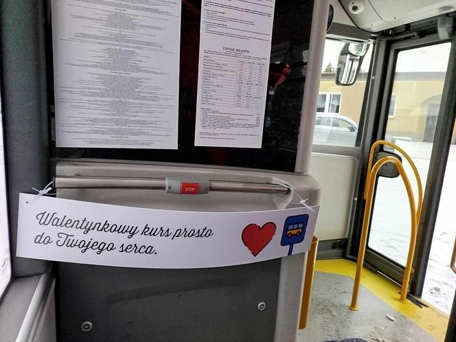 "Zakochany autobus" linii nr 18 można spotkać na ulicach Siedlec tylko w walentynki 2025!