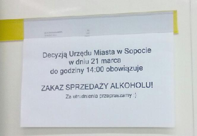 Ogłoszenie jest samowolką sklepikarzy