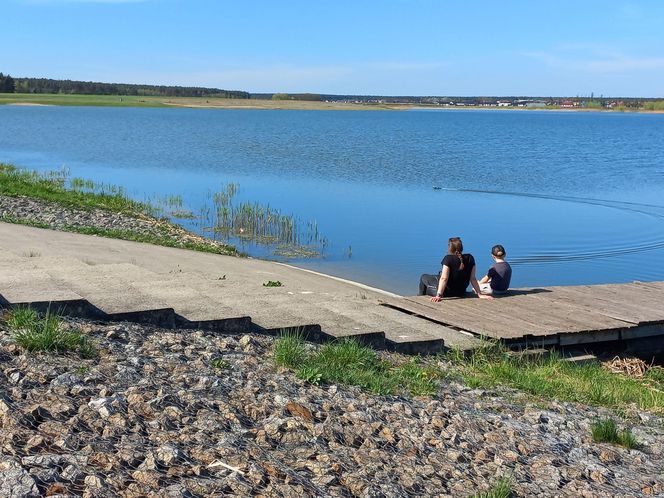 Zalew Rydzyna w Dąbczu koło Leszna