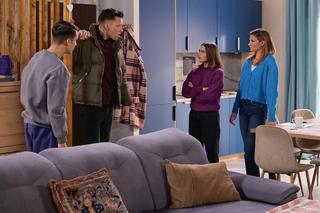 Pierwsza miłość, odcinek 3787: Anka (Anna Pentz), Iga (Waleria Gorobets), Filip (Dominik Smaruj), Piotrek (Michał Mikołajczak) 